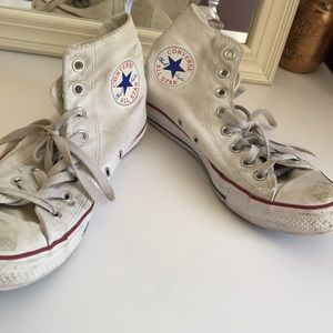 White High Top Converse